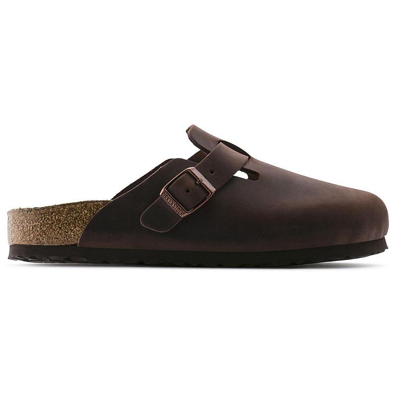 Boston Birkenstock Soft Footbed Oiled Kozene Panske Káva | SK 365SGL